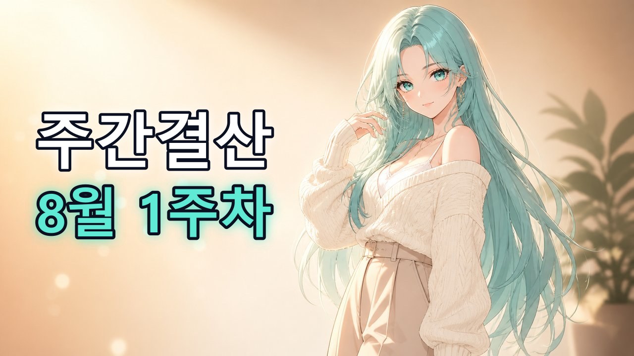 8월 1주차 주간결산