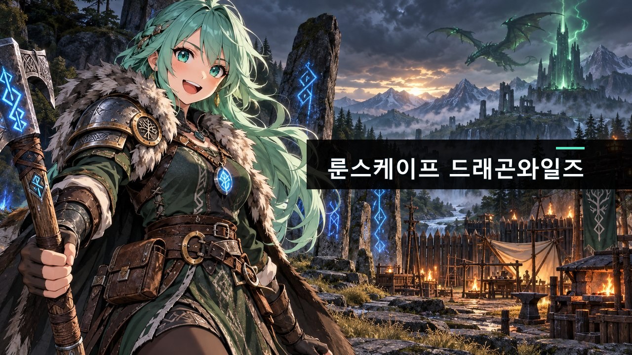 룬스케이프 드래곤와일즈 — 도끼 들고 드래곤 잡는 생존기